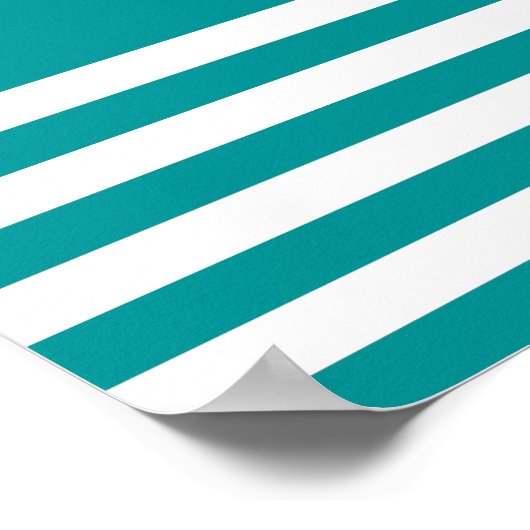 Witte zweefboot silhouet/ankers gewicht poster (Hoek)