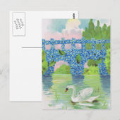  witte zwenkkaarten briefkaart (Voorkant / Achterkant)