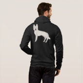 witte zwitserse herder berger blanc suisse Schatti Hoodie (Achterkant volledig)