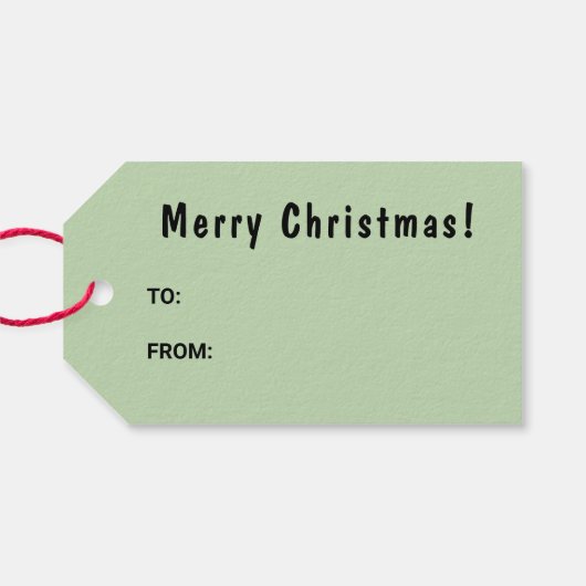 Witte Zwitserse Herder Witte GSD Kerstboom Cadeaulabel (Achterkant Horizontaal)