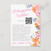 Wittebroods wensen wilde bloemen bloemstuk bruidsf informatiekaartje (Voorkant)