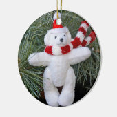 Witteddybeer Keramisch Ornament (Links)