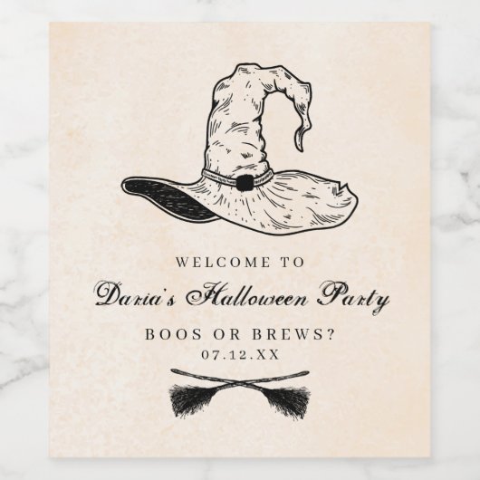  witteetiket wijn etiket (Enkel label)