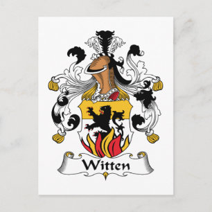 Witten Family Crest Briefkaart