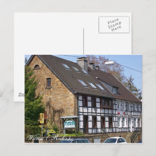 Witten, Reesenhof Briefkaart (Voorkant / Achterkant)