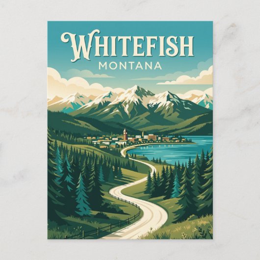 Wittevis USA Briefkaart (Voorkant)