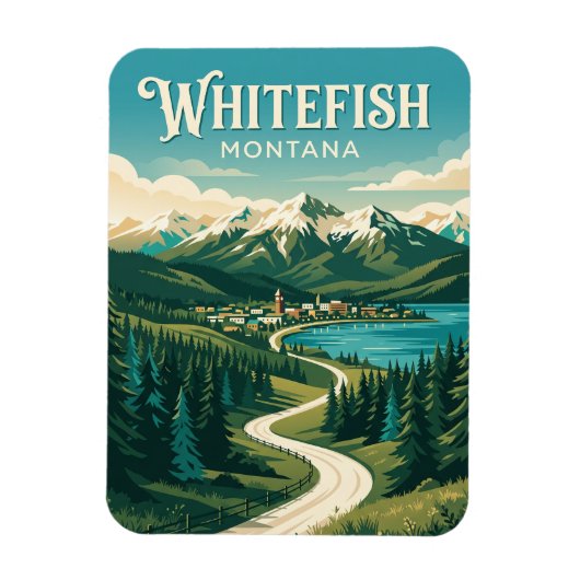 Wittevis USA Magneet (Verticaal)