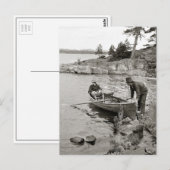 Wittevisbaai-visreis, 1906 briefkaart (Voorkant / Achterkant)