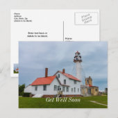 Wittevispuntvuurtoren Beterschap Ansichtkaart Briefkaart (Voorkant / Achterkant)