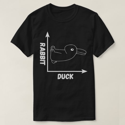 Wittgenstein Duck Konijn Optische Illusie Gekke Ph T-shirt (Design voorkant)