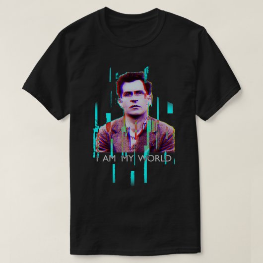 Wittgenstein Ik ben mijn wereld T-shirt (Design voorkant)