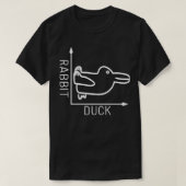 Wittgenstein Rabbit Duck Illusion 2 T-shirt (Design voorkant)