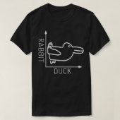 Wittgenstein Rabbit Duck - Philosopher T-shirt (Design voorkant)