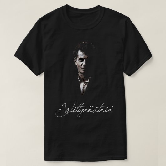 Wittgenstein T-shirt (Design voorkant)