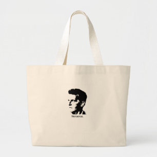 Wittgenstein's charme grote tote bag