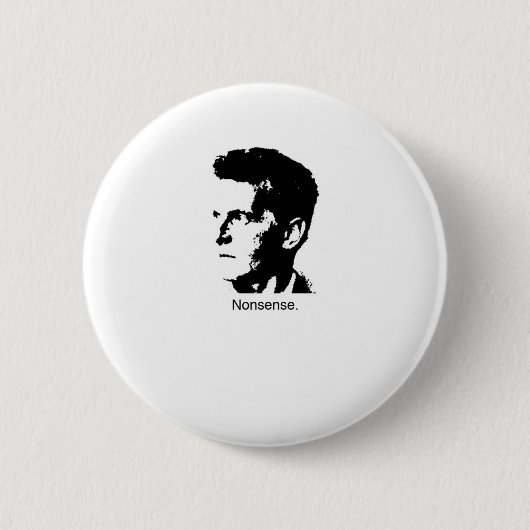 Wittgenstein's charme ronde button 5,7 cm (Voorkant)