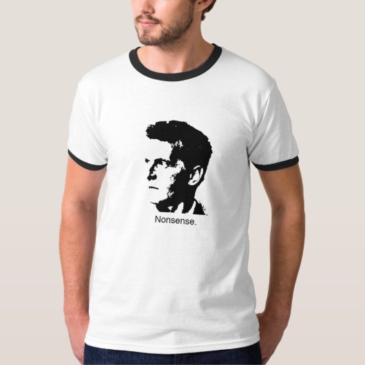 Wittgenstein's charme! t-shirt (Voorkant)