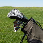 Wittijgerpatroon Golfheadcover (Insitu)