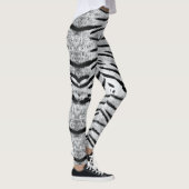 Wittijgerpatroon Leggings (Rechts)
