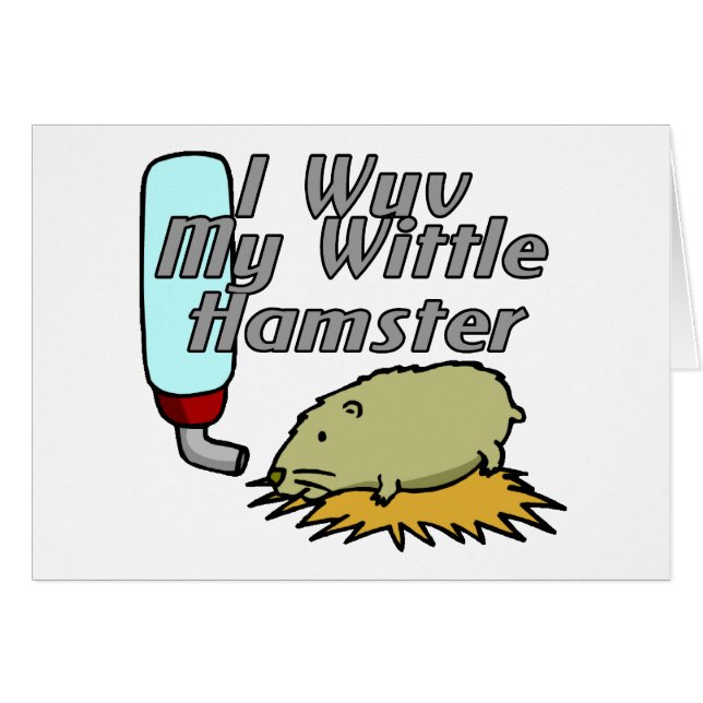 Wittle Hamster (Voorkant Horizontaal)