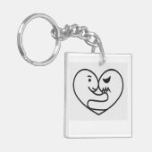 Wittle Love Dinosaurs Sleutelhanger (Voorkant Links)