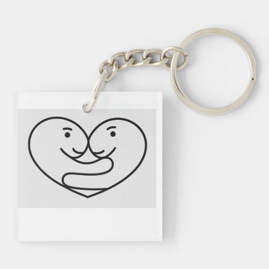 Wittle Love Dinosaurs Sleutelhanger (Achterkant)