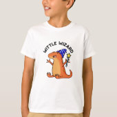 Wittle Wizard Funny Lizard Pun T-shirt (Voorkant)