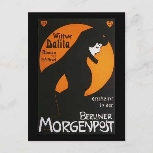 Wittwe Dalila Berliner Morgenpost Briefkaart (Voorkant)