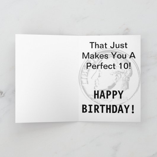 Witty 55ste verjaardag Kaart (Binnen)