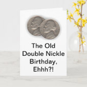 Witty 55ste verjaardag Kaart (Gele Bloem)