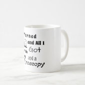 Witty 60th Birthday Gag Mok - "Ik draaide 60 en... (Voorkant rechts)