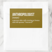 Witty Anthropologist Sticker (Tas)
