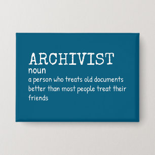 Witty Archivist Definition Button