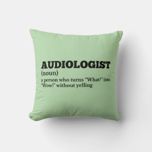 Witty Audiologist Definitie Kussen