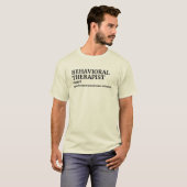 Witty Behavioral Therapist Definition T-shirt (Voorkant volledig)