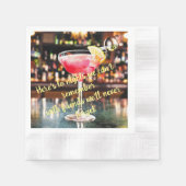 Witty Cosmo Cocktail servetten (Voorkant)