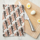 Witty Crow Art Nouveau keukenhanddoeken (Quarter Fold)