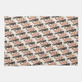 Witty Crow Art Nouveau keukenhanddoeken (Horizontaal)