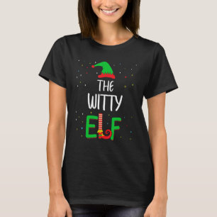 Witty Elf Family Matching Christmas Pus Grappig T-shirt