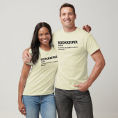 Witty Finance Bookkeeper Definition T-shirt (Unisex)