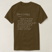 Witty Geology T-shirt (Design voorkant)