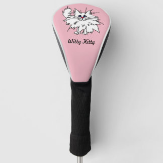 Witty Kat Golf Driver Hoesje Golfheadcover