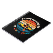 Witty Kayaker Funny Kayaking Humor Water Sport Notitieboek (Linkerzijde)