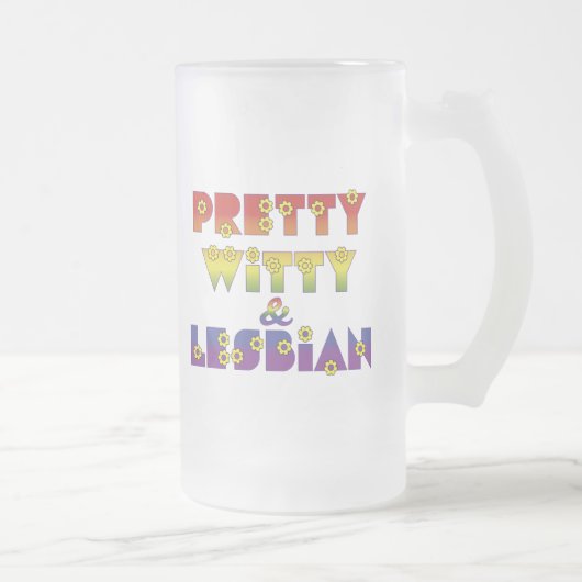 Witty Lesbian Matglas Bierpul (Rechts)