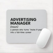 Witty Marketing Manager Definitie Muismat (Met muis)