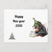 Witty New Year Greeting Card Briefkaart (Voorkant)