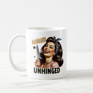 Witty Retro Girl – volledig losgeslagen tri-blend Koffiemok