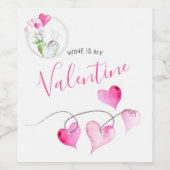 Witty Valentijnsdag Wine Gifts Wijn Etiket (Enkel label)