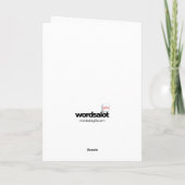 Witty Verjaardag Kaart voor oudere vriend of broer (Achterkant)