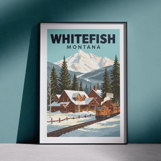  witvis Montana Poster